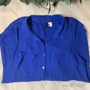 Blue Button Down